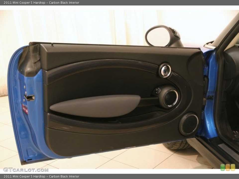 Carbon Black Interior Door Panel for the 2011 Mini Cooper S Hardtop #90346197