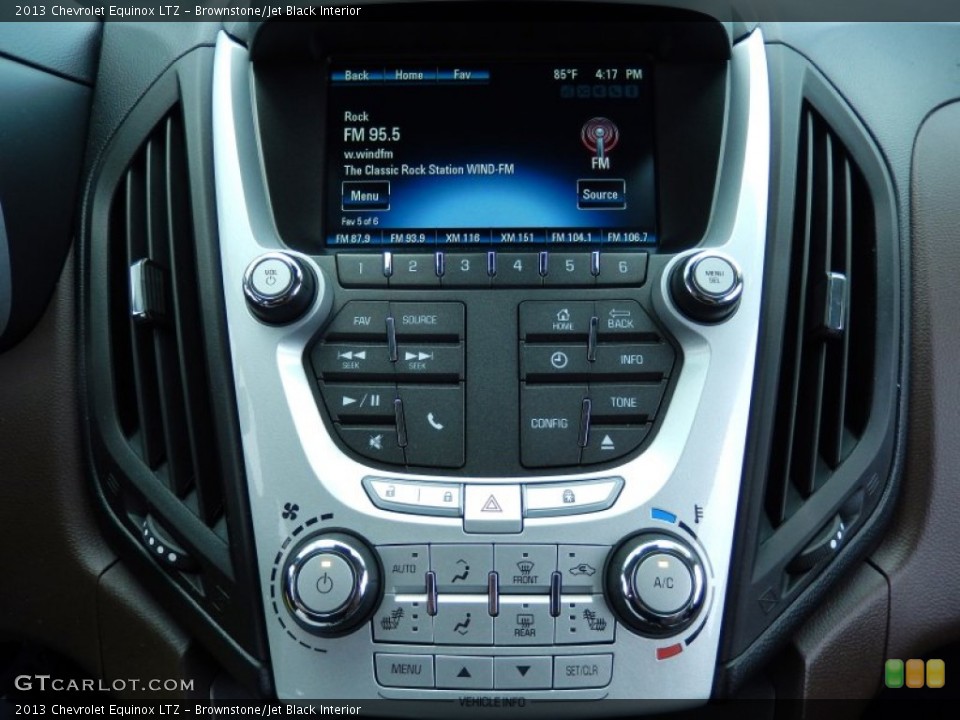 Brownstone/Jet Black Interior Controls for the 2013 Chevrolet Equinox LTZ #90346350