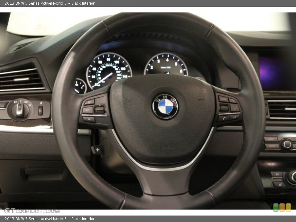Black Interior Steering Wheel for the 2013 BMW 5 Series ActiveHybrid 5 #90346782