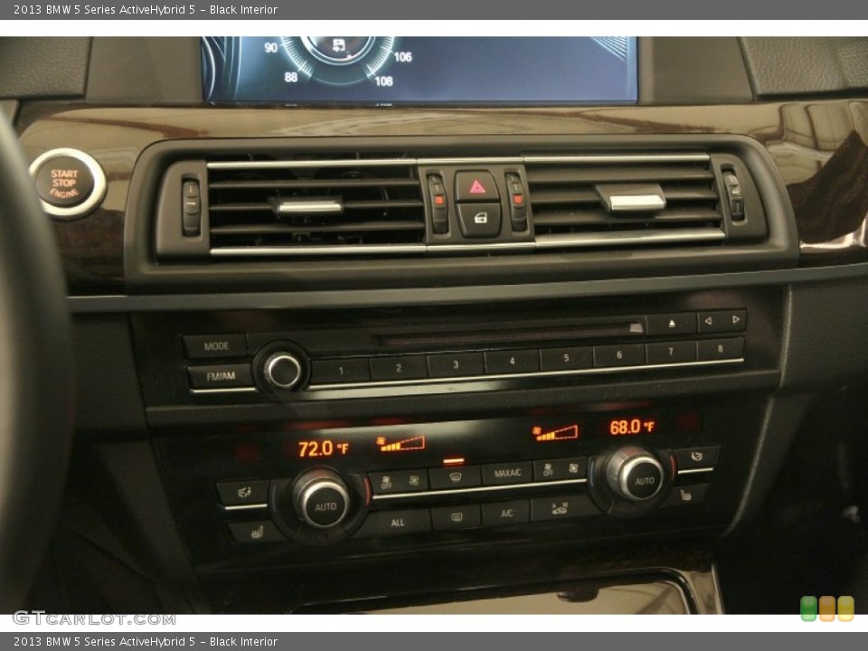Black Interior Controls for the 2013 BMW 5 Series ActiveHybrid 5 #90346845