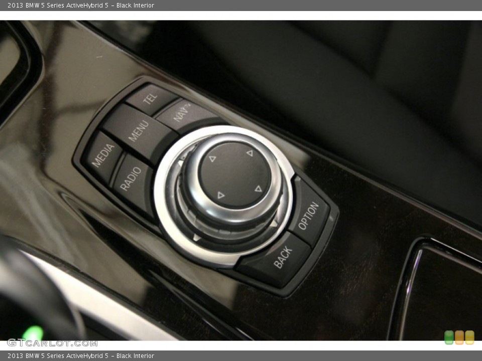 Black Interior Controls for the 2013 BMW 5 Series ActiveHybrid 5 #90347382