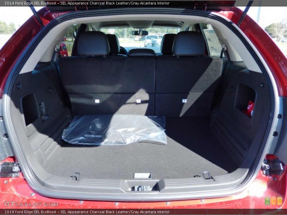 SEL Appearance Charcoal Black Leather/Gray Alcantara Interior Trunk for the 2014 Ford Edge SEL EcoBoost #90349146