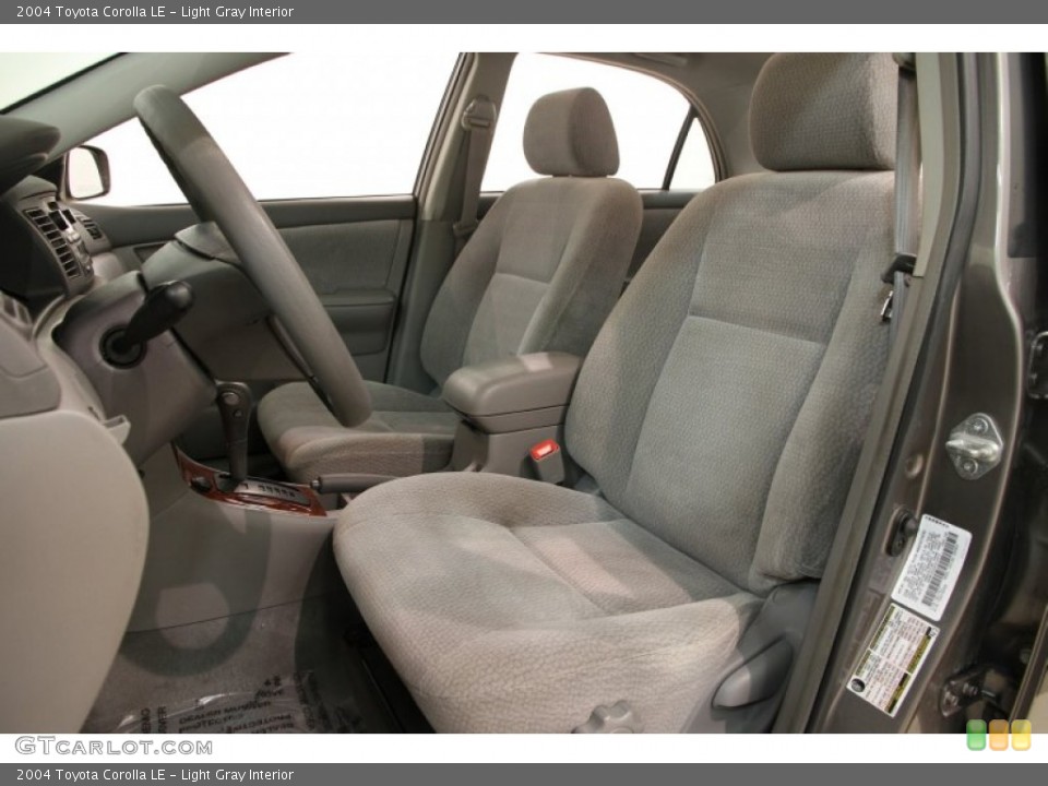 Light Gray Interior Front Seat for the 2004 Toyota Corolla LE #90349221