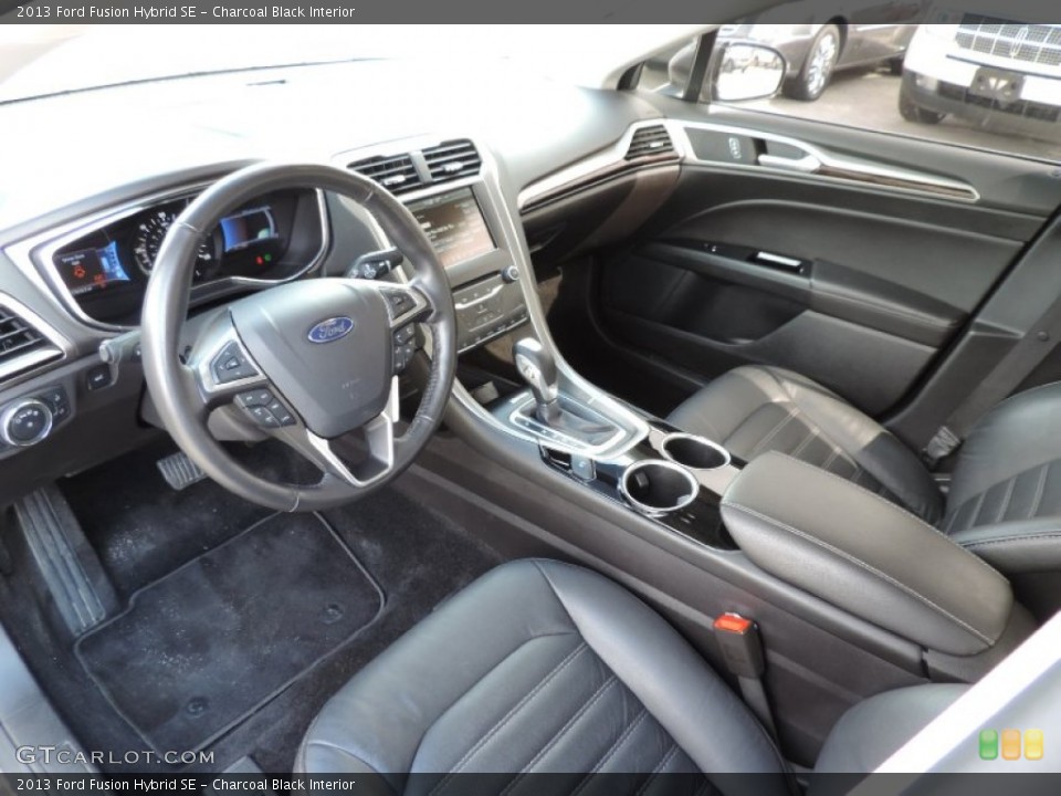 Charcoal Black Interior Prime Interior for the 2013 Ford Fusion Hybrid SE #90349458