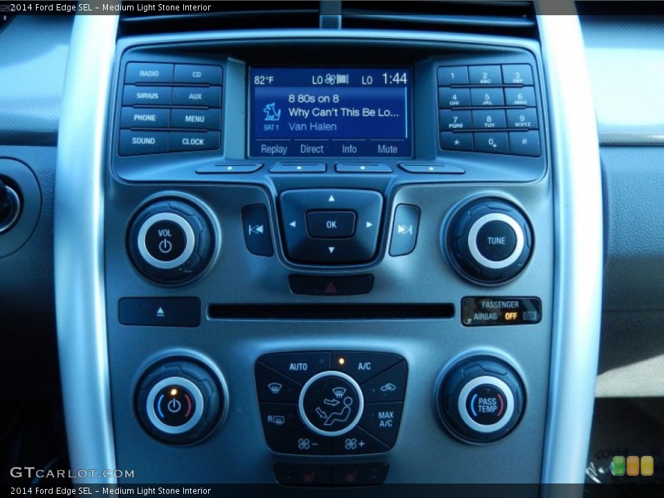 Medium Light Stone Interior Controls for the 2014 Ford Edge SEL #90349571