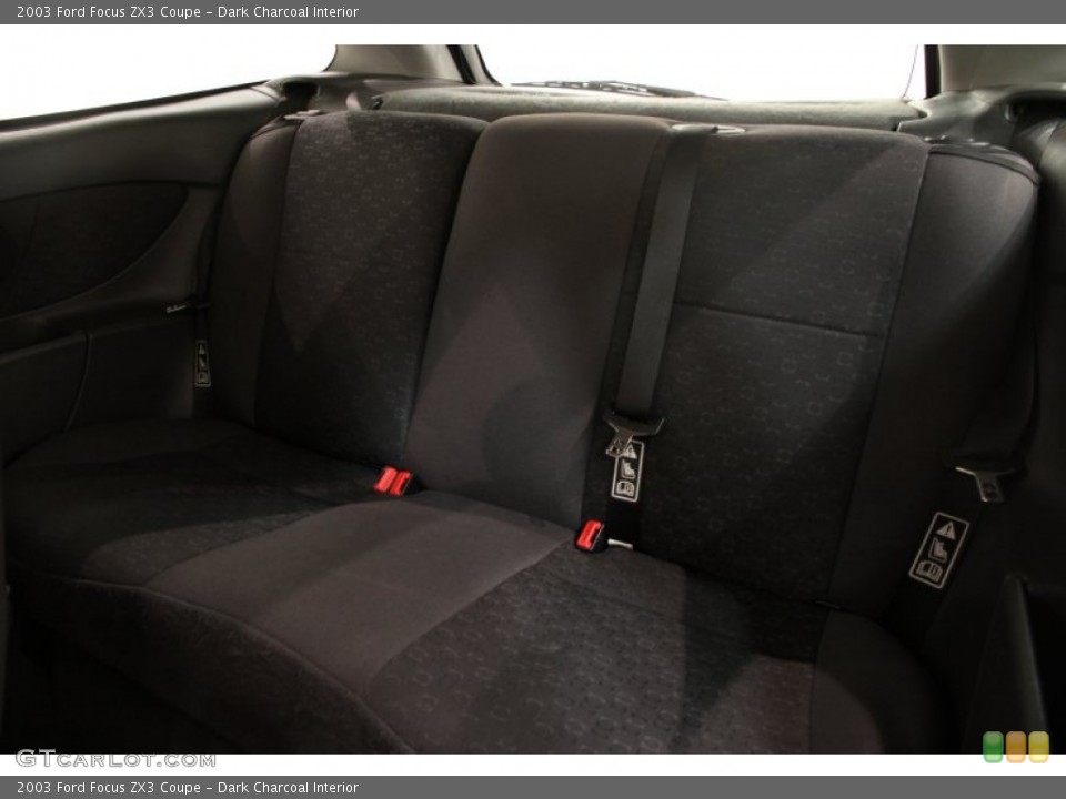 Dark Charcoal Interior Rear Seat for the 2003 Ford Focus ZX3 Coupe #90349977