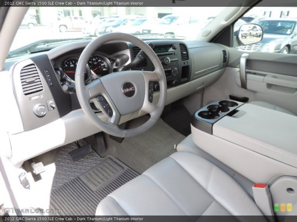 Dark Titanium/Light Titanium 2012 GMC Sierra 1500 Interiors