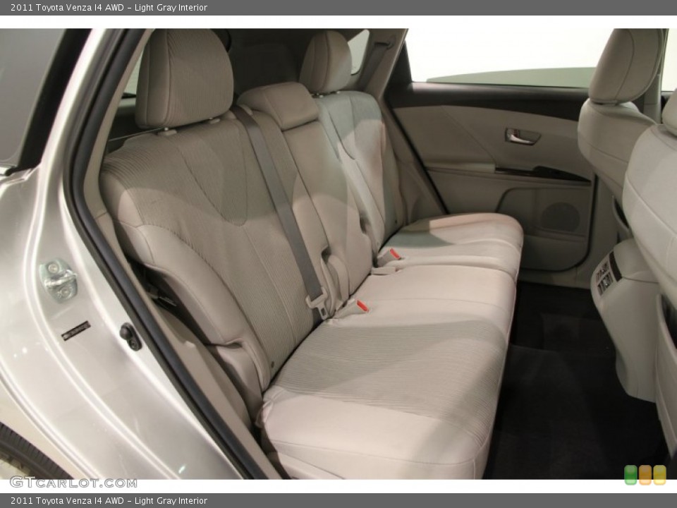 Light Gray Interior Rear Seat for the 2011 Toyota Venza I4 AWD #90351054