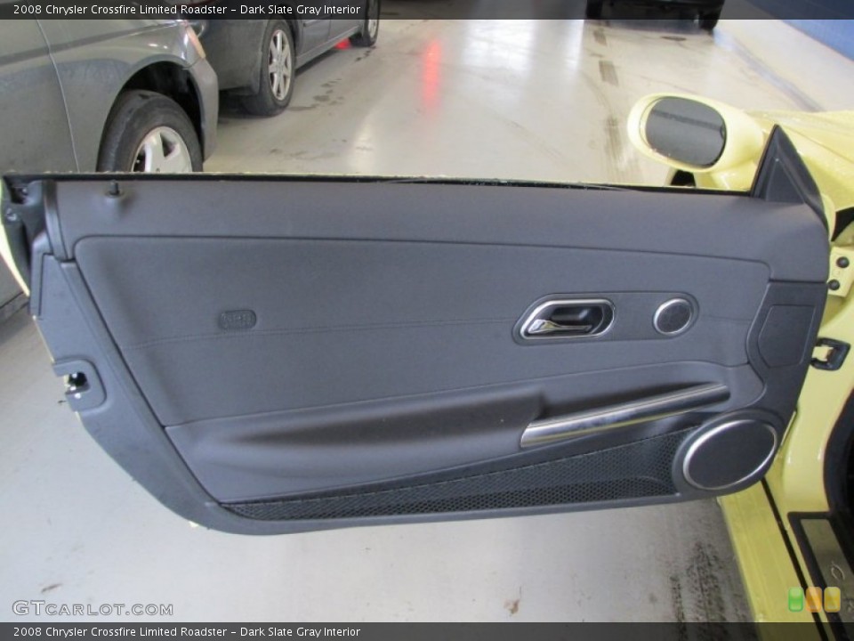 Dark Slate Gray Interior Door Panel for the 2008 Chrysler Crossfire Limited Roadster #90351171