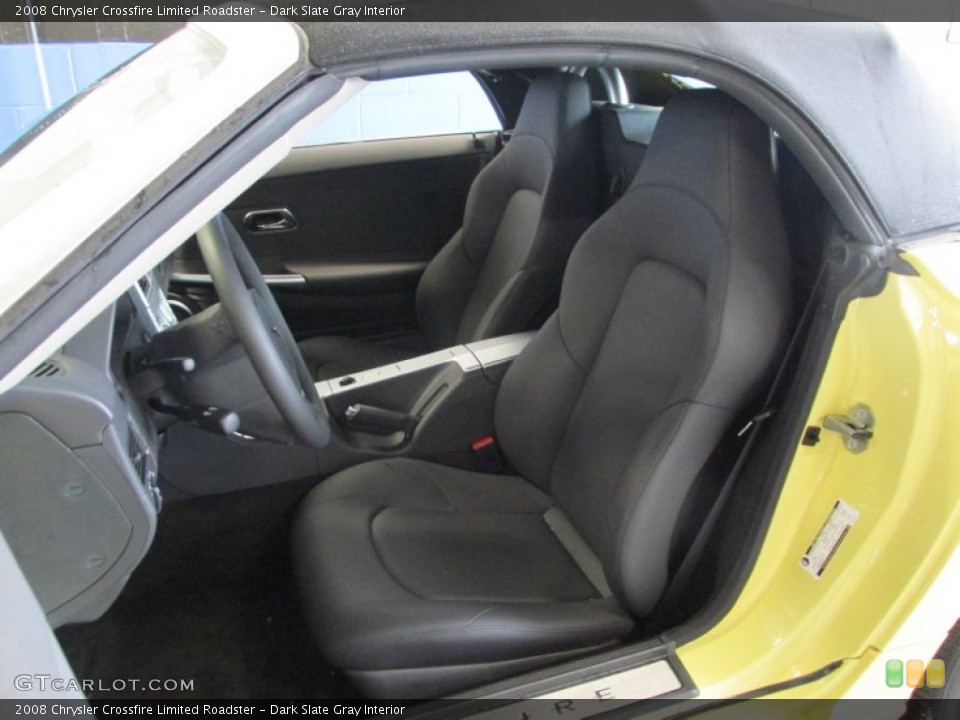 Dark Slate Gray Interior Front Seat for the 2008 Chrysler Crossfire Limited Roadster #90351194