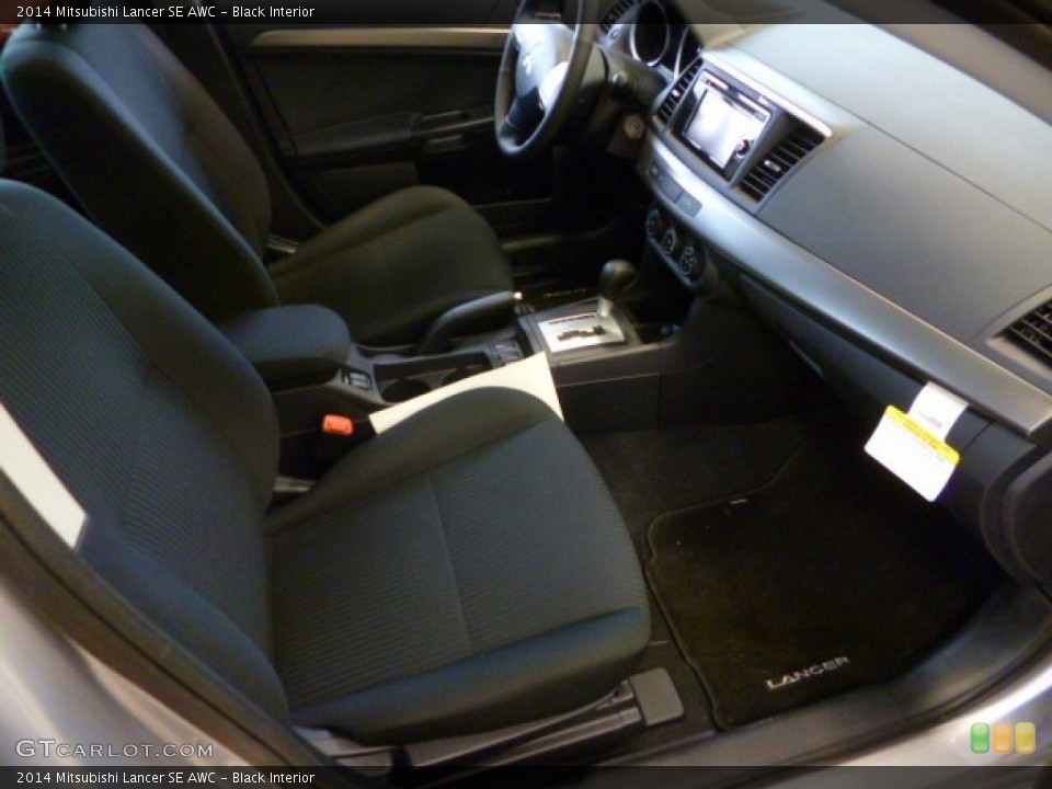 Black Interior Front Seat for the 2014 Mitsubishi Lancer SE AWC #90351645