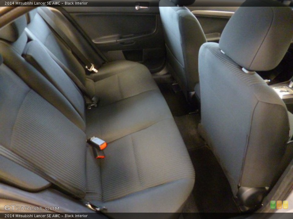 Black Interior Rear Seat for the 2014 Mitsubishi Lancer SE AWC #90351690