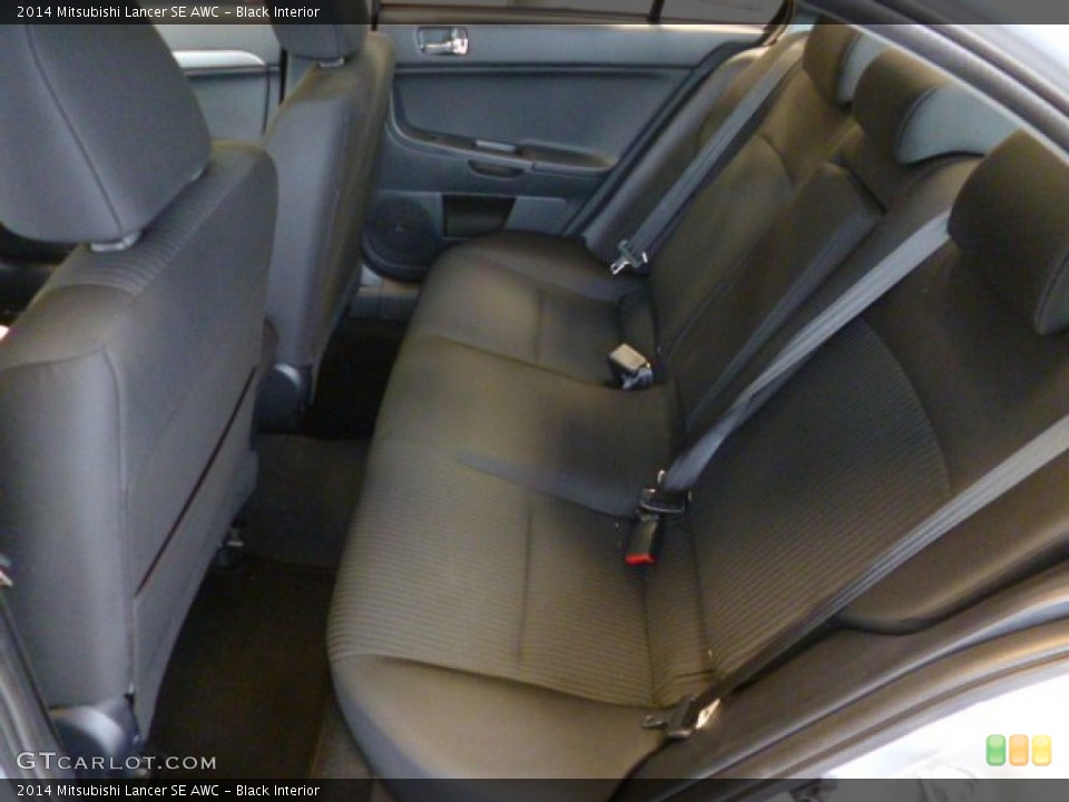 Black Interior Rear Seat for the 2014 Mitsubishi Lancer SE AWC #90351708
