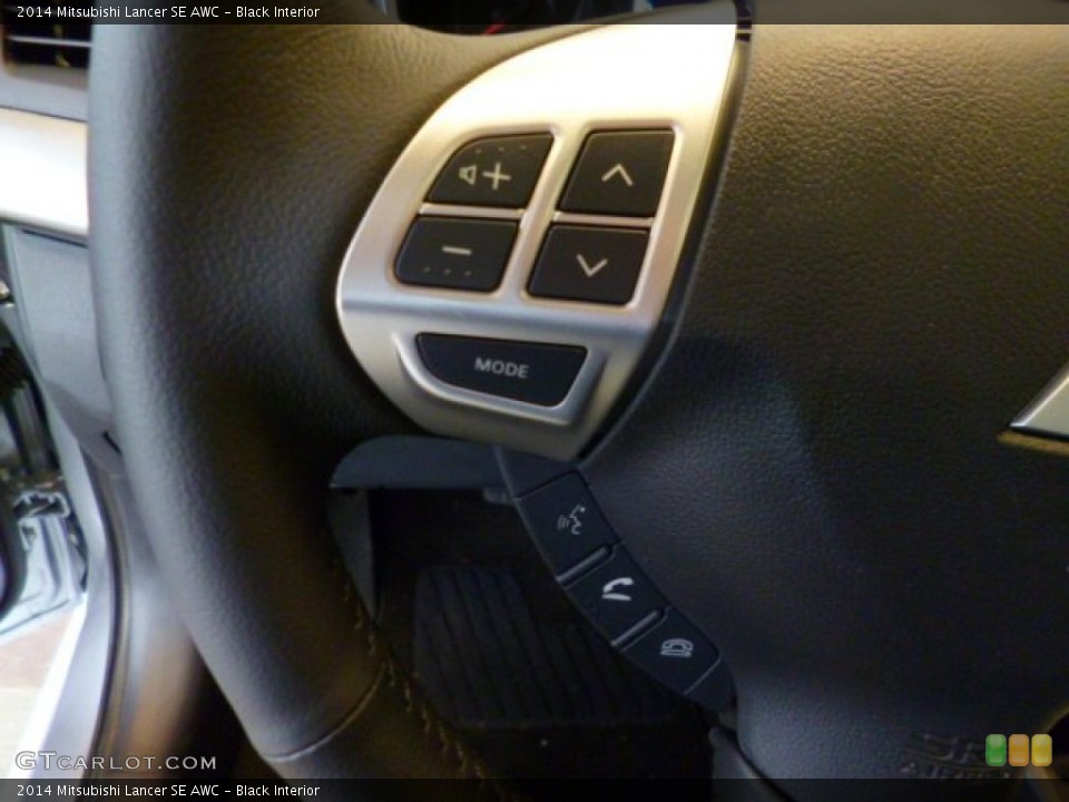Black Interior Controls for the 2014 Mitsubishi Lancer SE AWC #90351819