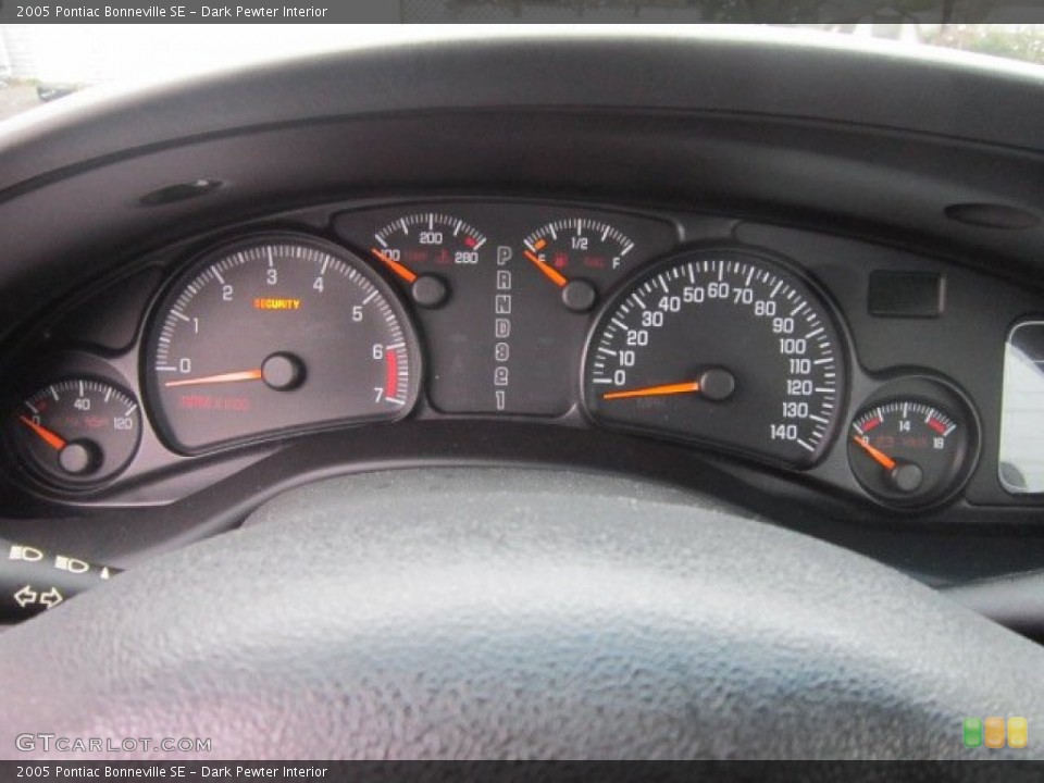 Dark Pewter Interior Gauges for the 2005 Pontiac Bonneville SE #90354630