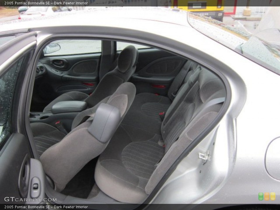 Dark Pewter Interior Rear Seat for the 2005 Pontiac Bonneville SE #90354675
