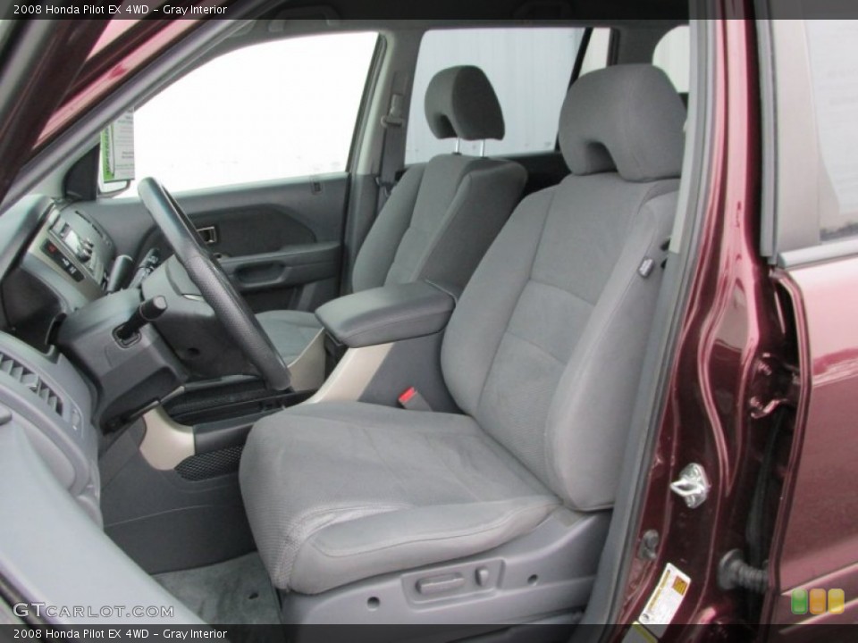 Gray Interior Front Seat for the 2008 Honda Pilot EX 4WD #90355983