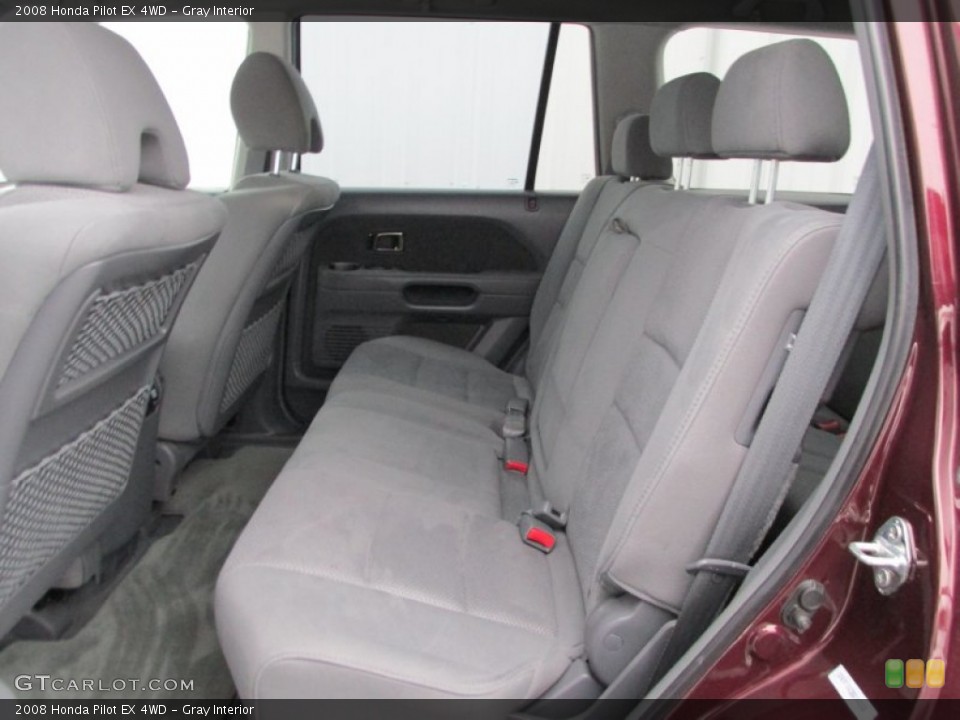 Gray Interior Rear Seat for the 2008 Honda Pilot EX 4WD #90356013