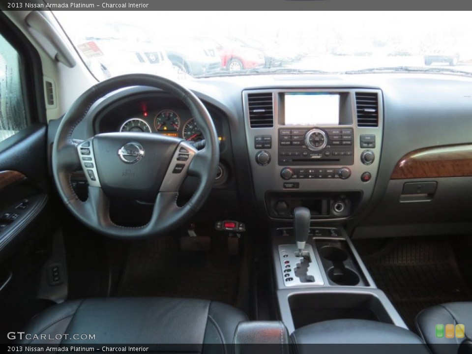 Charcoal Interior Dashboard for the 2013 Nissan Armada Platinum #90357715