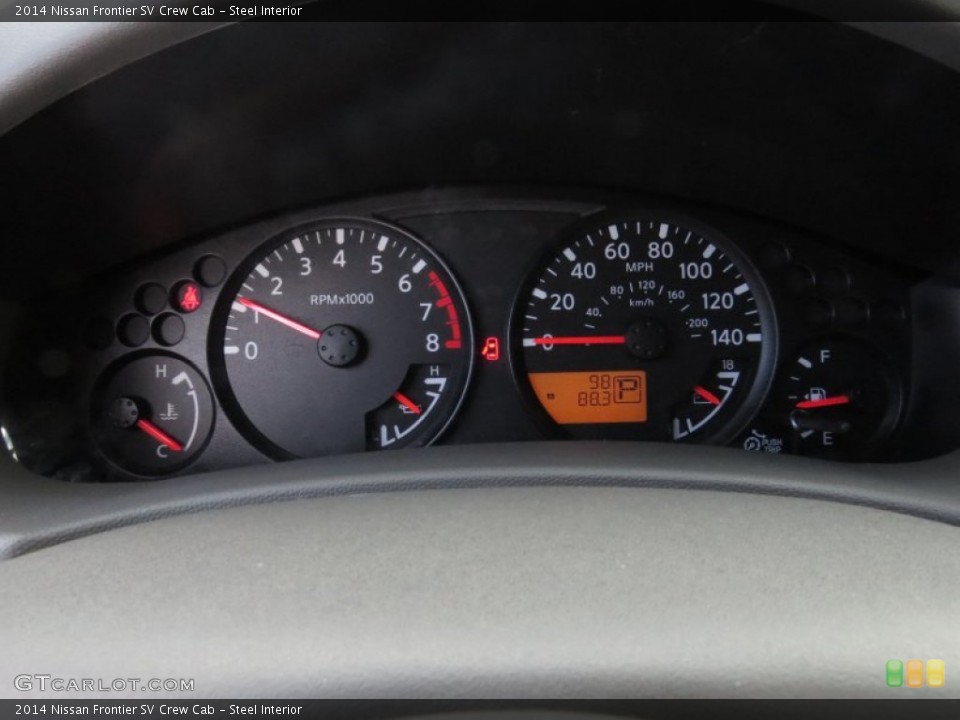 Steel Interior Gauges for the 2014 Nissan Frontier SV Crew Cab #90358672