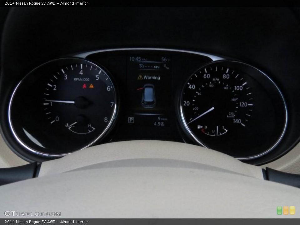 Almond Interior Gauges for the 2014 Nissan Rogue SV AWD #90361651