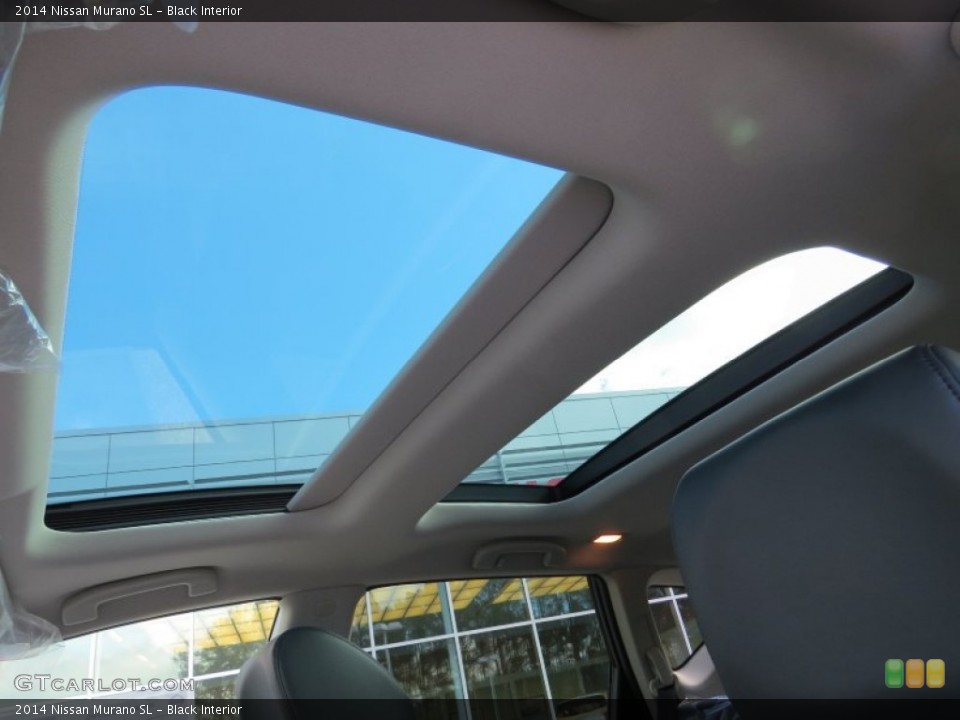 Black Interior Sunroof for the 2014 Nissan Murano SL #90362359