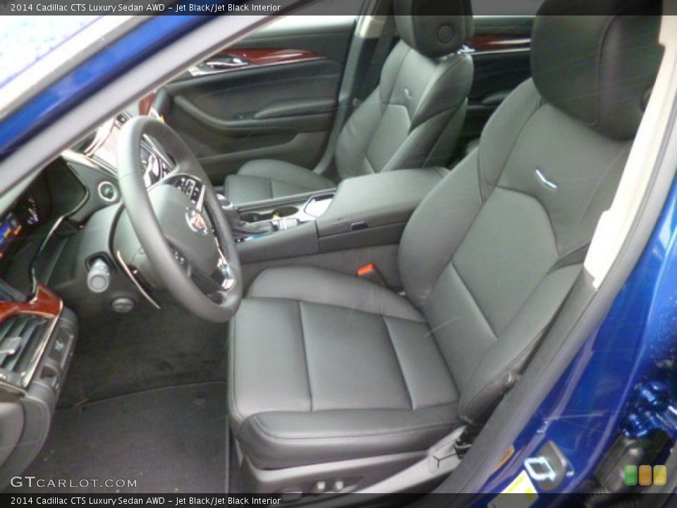 Jet Black/Jet Black Interior Front Seat for the 2014 Cadillac CTS Luxury Sedan AWD #90362596