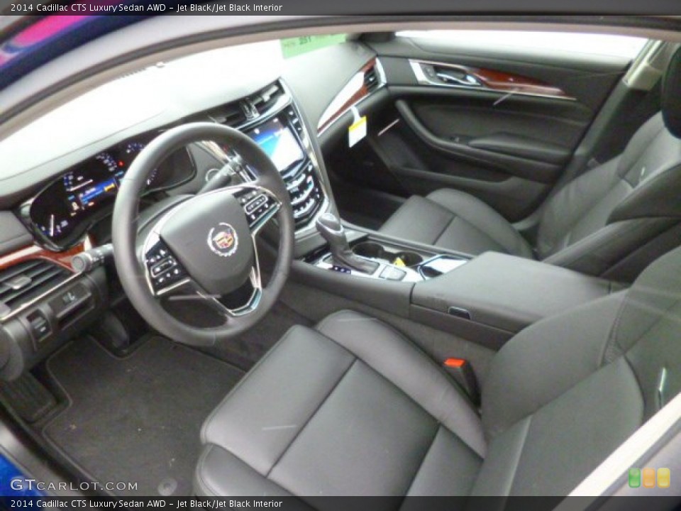 Jet Black/Jet Black Interior Prime Interior for the 2014 Cadillac CTS Luxury Sedan AWD #90362617
