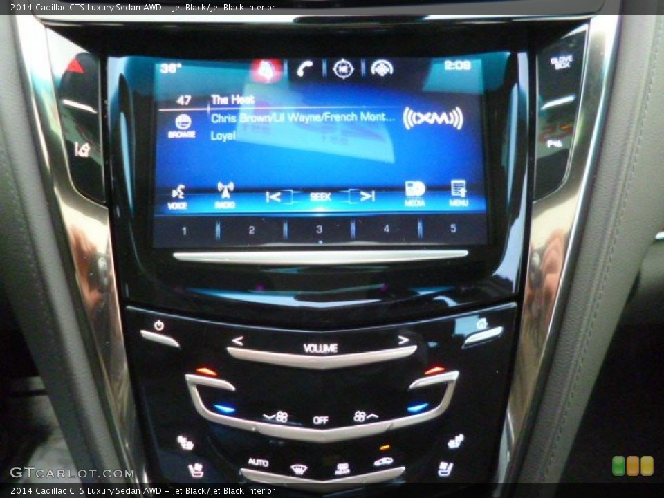 Jet Black/Jet Black Interior Controls for the 2014 Cadillac CTS Luxury Sedan AWD #90362677