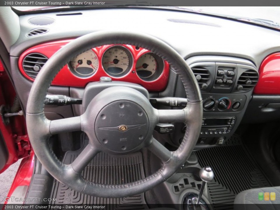 Dark Slate Gray Interior Steering Wheel for the 2003 Chrysler PT Cruiser Touring #90363676