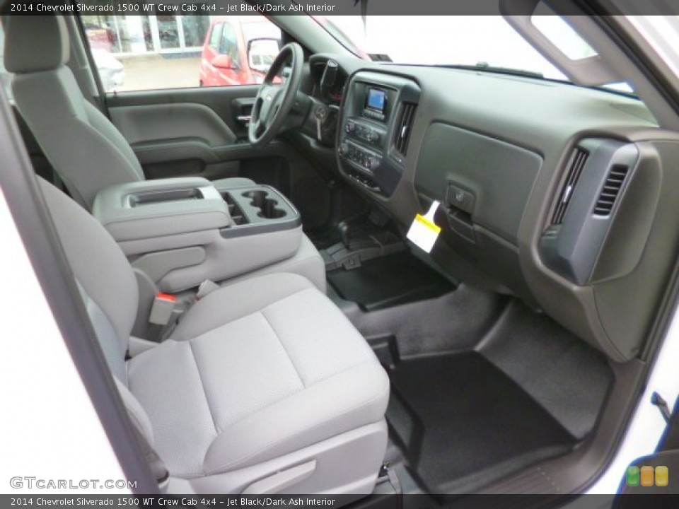 Jet Black/Dark Ash Interior Photo for the 2014 Chevrolet Silverado 1500 WT Crew Cab 4x4 #90363925