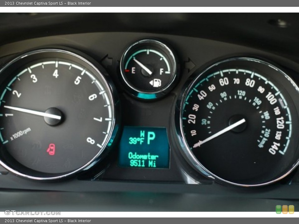 Black Interior Gauges for the 2013 Chevrolet Captiva Sport LS #90365962