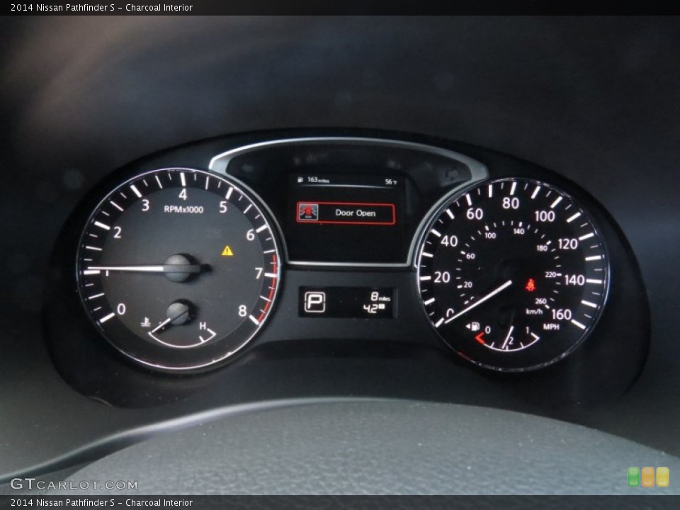 Charcoal Interior Gauges for the 2014 Nissan Pathfinder S #90366031