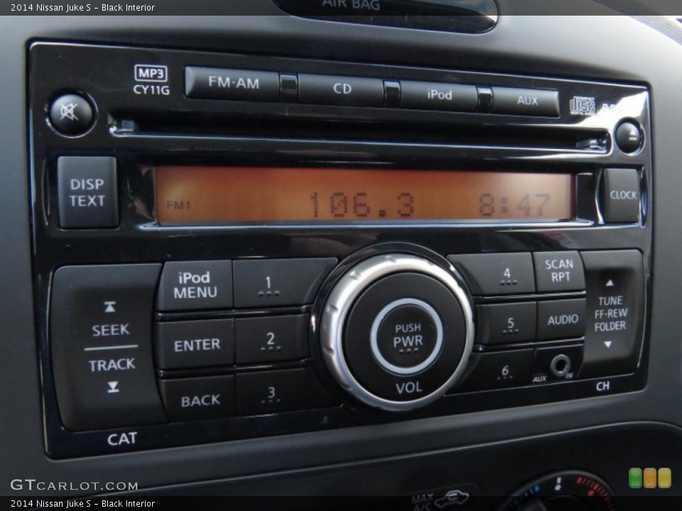 Black Interior Audio System for the 2014 Nissan Juke S #90366691