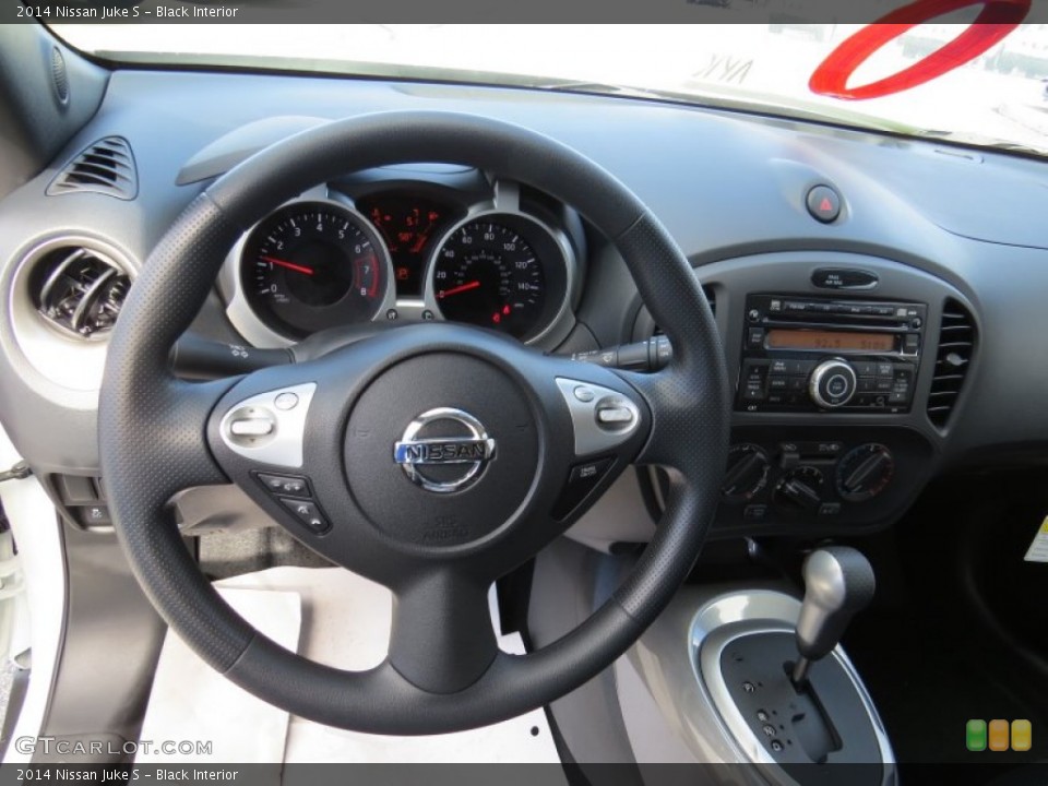 Black Interior Steering Wheel for the 2014 Nissan Juke S #90367141