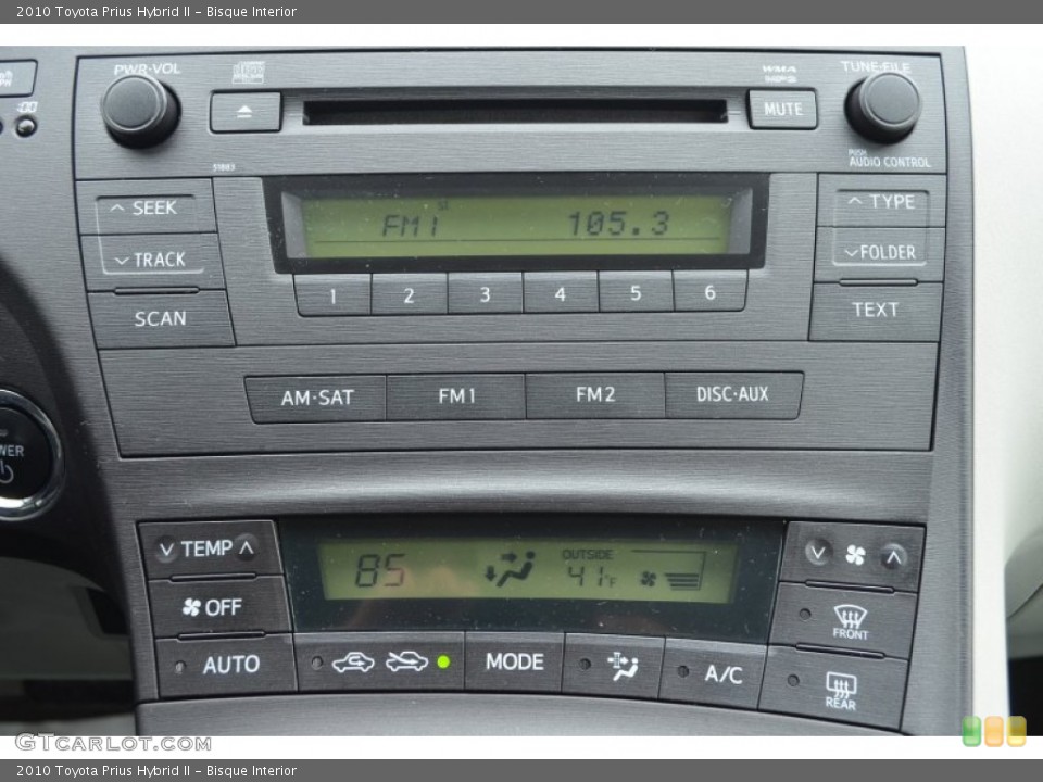 Bisque Interior Controls for the 2010 Toyota Prius Hybrid II #90368590