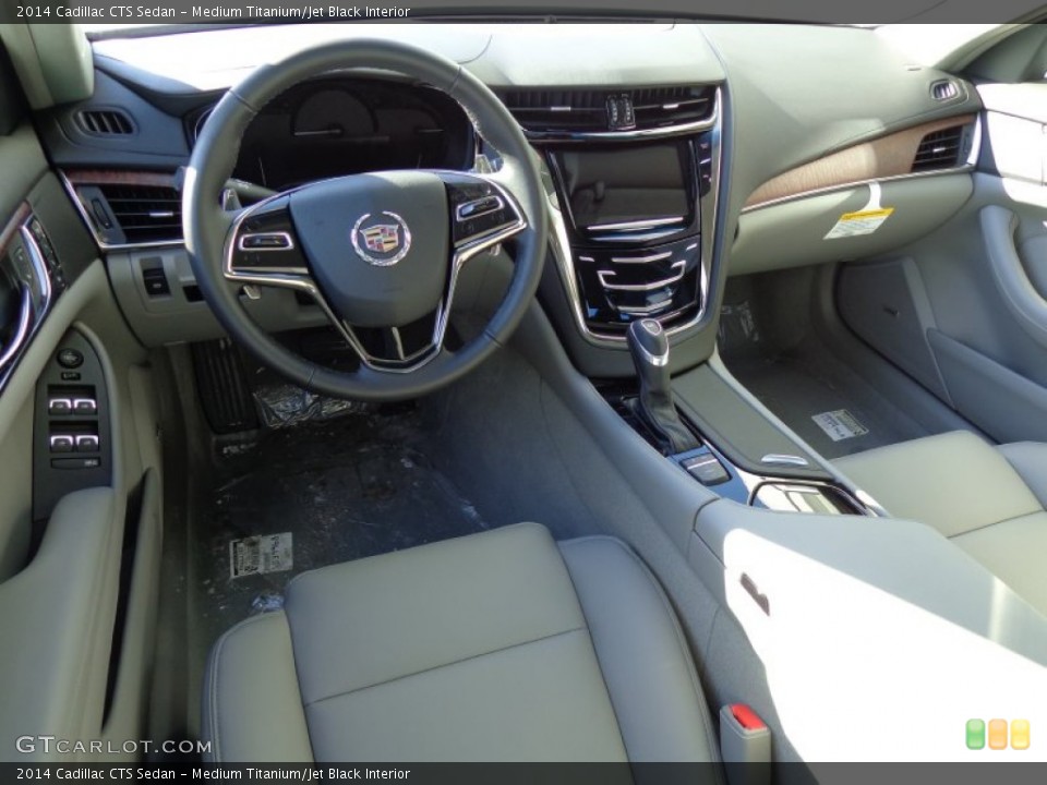 Medium Titanium/Jet Black Interior Prime Interior for the 2014 Cadillac CTS Sedan #90370241