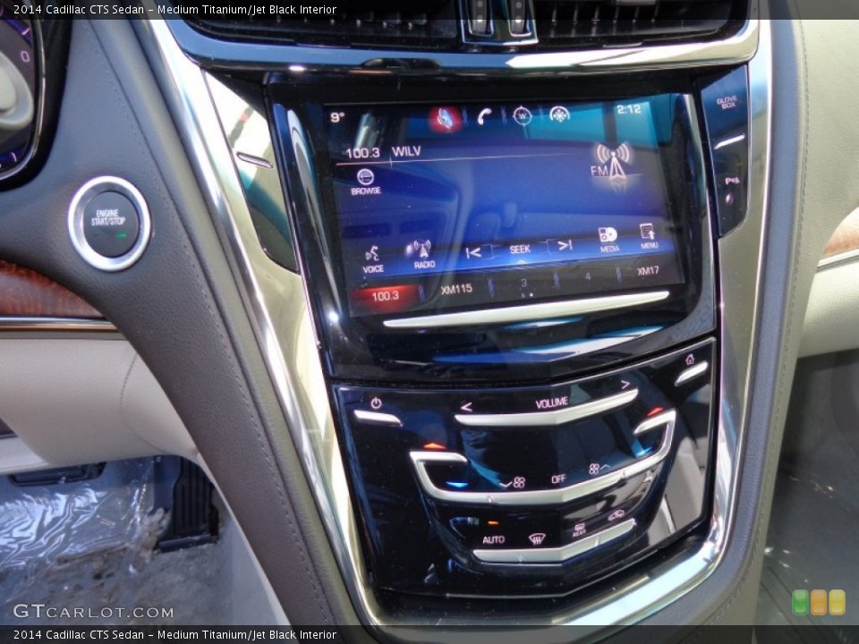 Medium Titanium/Jet Black Interior Controls for the 2014 Cadillac CTS Sedan #90370436