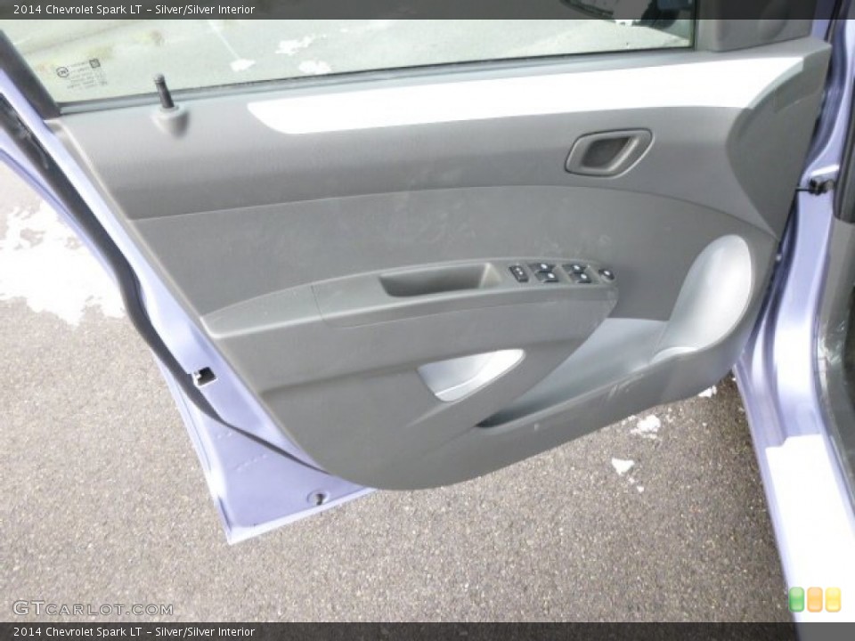 Silver/Silver Interior Door Panel for the 2014 Chevrolet Spark LT #90371516