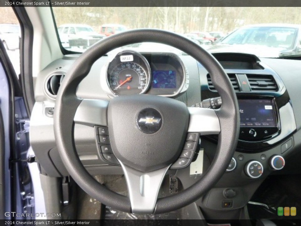 Silver/Silver Interior Steering Wheel for the 2014 Chevrolet Spark LT #90371671