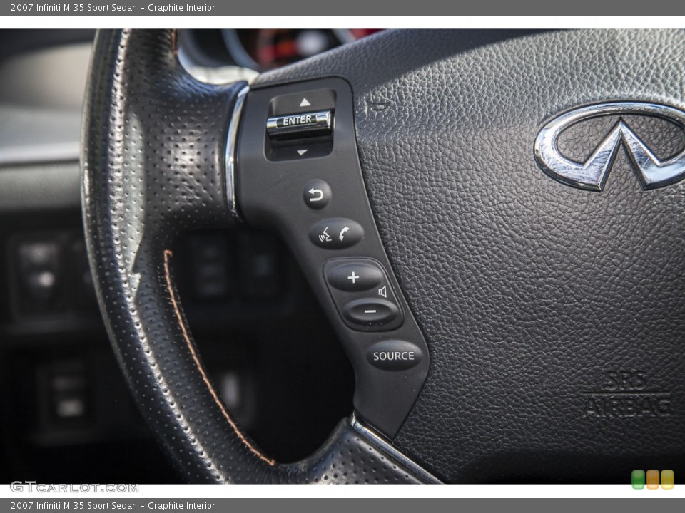 Graphite Interior Controls for the 2007 Infiniti M 35 Sport Sedan #90375062