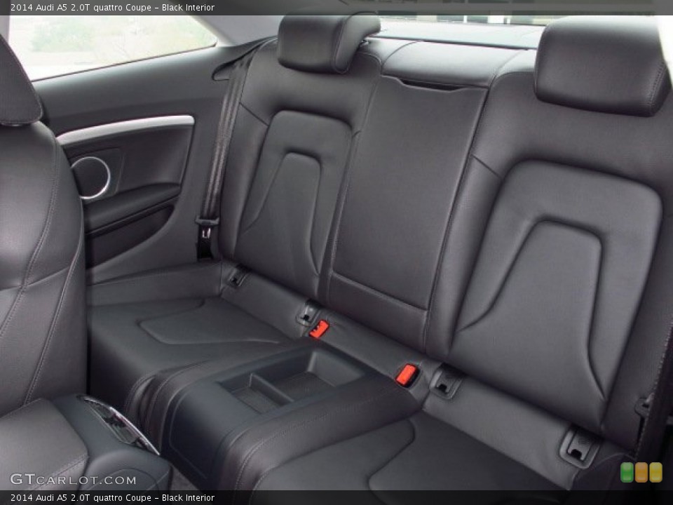 Black Interior Rear Seat for the 2014 Audi A5 2.0T quattro Coupe #90375401
