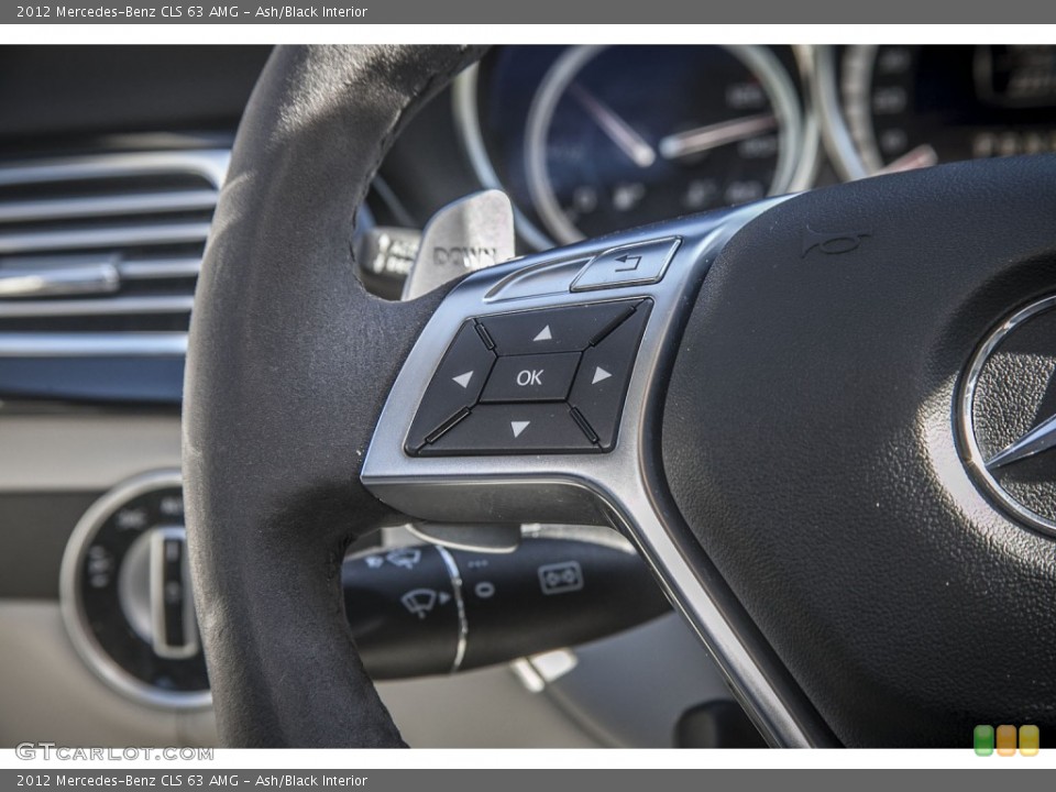 Ash/Black Interior Controls for the 2012 Mercedes-Benz CLS 63 AMG #90376325