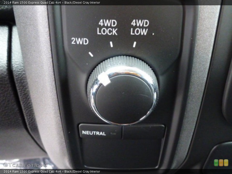 Black/Diesel Gray Interior Controls for the 2014 Ram 1500 Express Quad Cab 4x4 #90377022