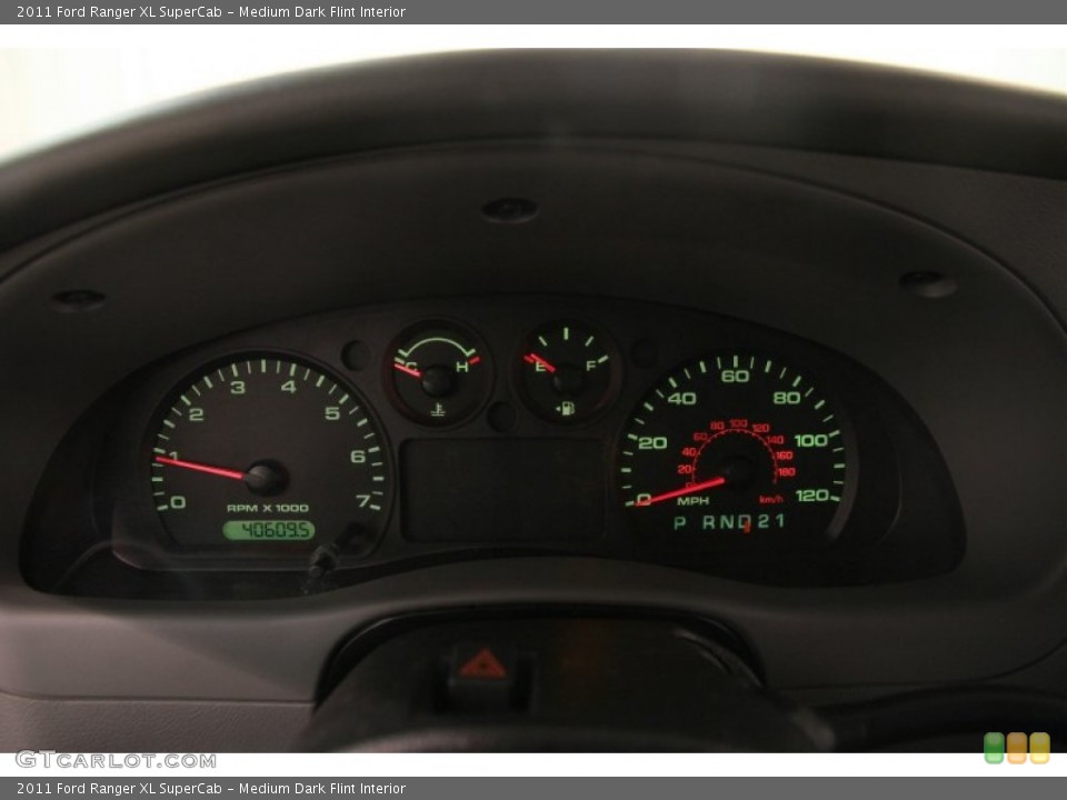 Medium Dark Flint Interior Gauges for the 2011 Ford Ranger XL SuperCab #90377036