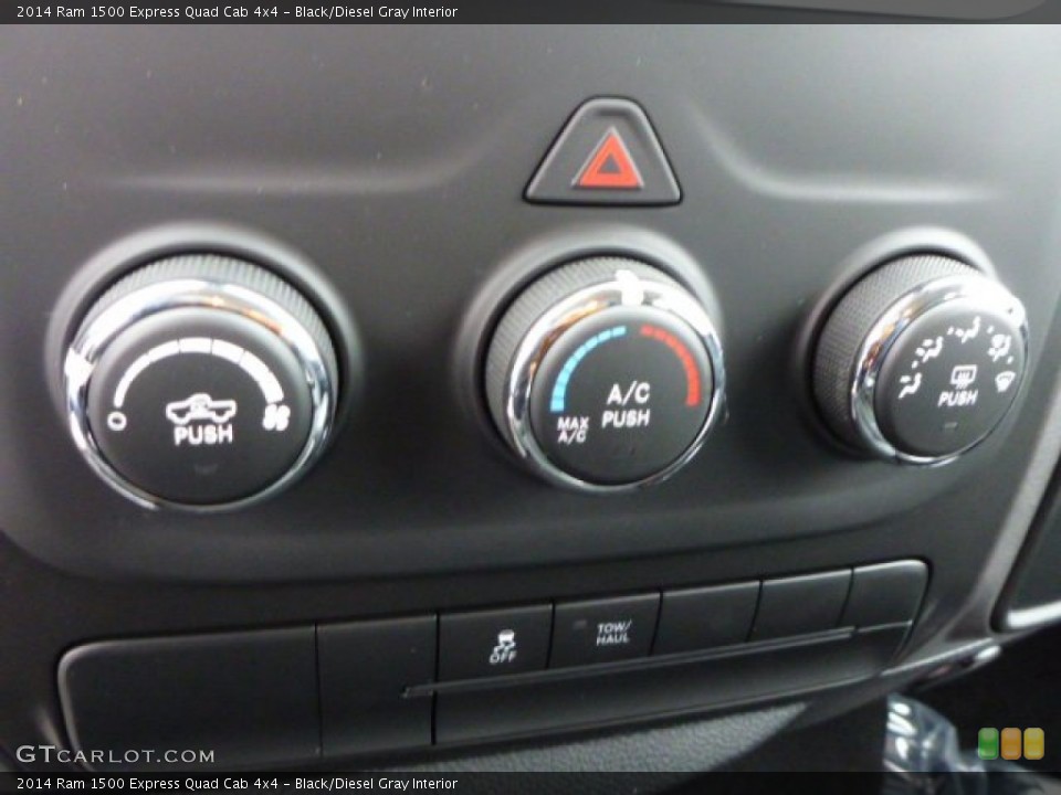 Black/Diesel Gray Interior Controls for the 2014 Ram 1500 Express Quad Cab 4x4 #90377057