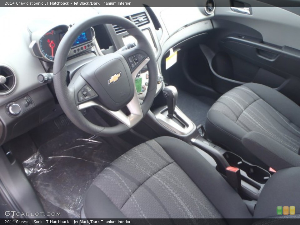 Jet Black/Dark Titanium Interior Prime Interior for the 2014 Chevrolet Sonic LT Hatchback #90377081