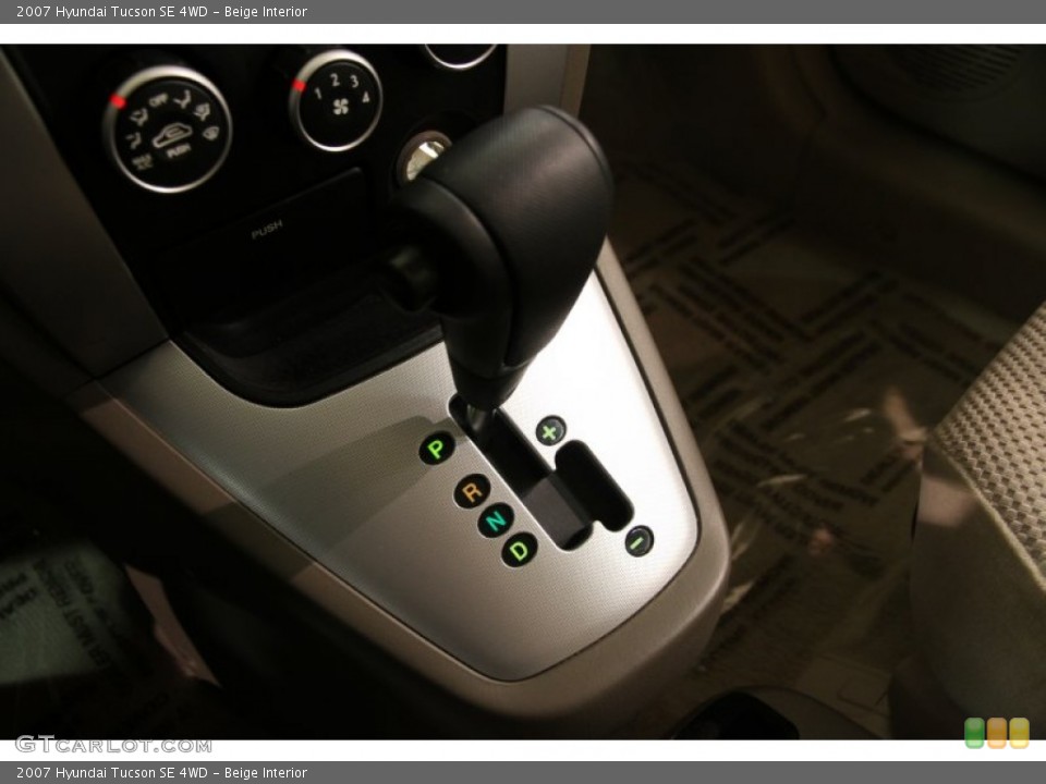 Beige Interior Transmission for the 2007 Hyundai Tucson SE 4WD #90378635