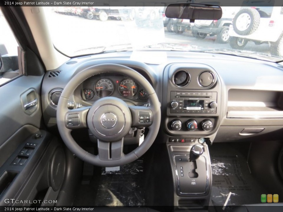 Dark Slate Gray Interior Dashboard for the 2014 Jeep Patriot Latitude #90384236