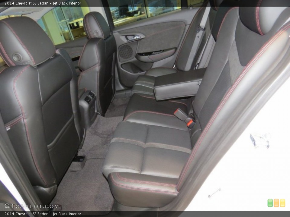 Jet Black Interior Rear Seat for the 2014 Chevrolet SS Sedan #90385391